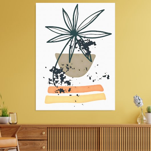 Moderne Minimalistische Kunst Leinwanddruck (Insitu (Wohnzimmer))