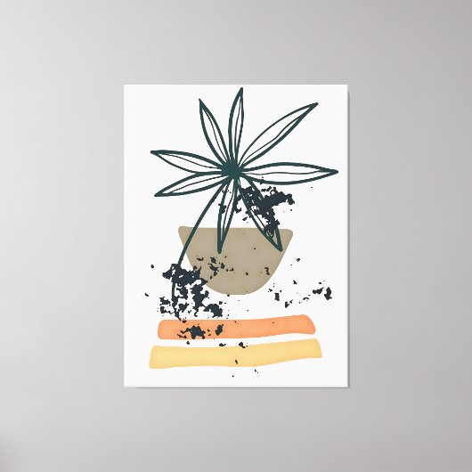 Moderne Minimalistische Kunst Leinwanddruck (Vorderseite)