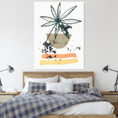 Moderne Minimalistische Kunst Leinwanddruck (Insitu (Schlafzimmer))