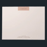 Moderne Minimalistische Layout-Typografie 11x8.5 Notizblock<br><div class="desc">Modernes Minimalistisches Einfaches Layout Typo #Warm #Coffee Customizable 11x8.5 Notepad #CustomizableNotePad #Stationery By AffordPrint @Zazzle #Zazzle Für kreative Firmen, Agenturen, Boutiquen Shops, Handwerksläden und Privatanwender. Ideal für alle Berufe und Anlässe : Künstler, Designer, Berater, Stylist, Agent, Trainer, Instruktor, Unternehmer & zahllose mehr. Schriftart, Farben und alle Elemente sind vollständig editierbar...</div>