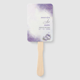 Moderne Minimalistische Lila Lilac Trendy Fächer