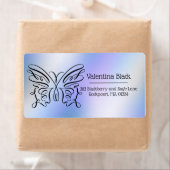 Moderne Minimalistische Linie Zeichne Butterfly Mo (Insitu)