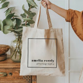 Moderne Minimalistische Logo-Branding-Tasche Tragetasche