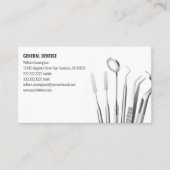 Moderne Minimalistische Logo-Zahnärzte Visitenkarte (Vorderseite)