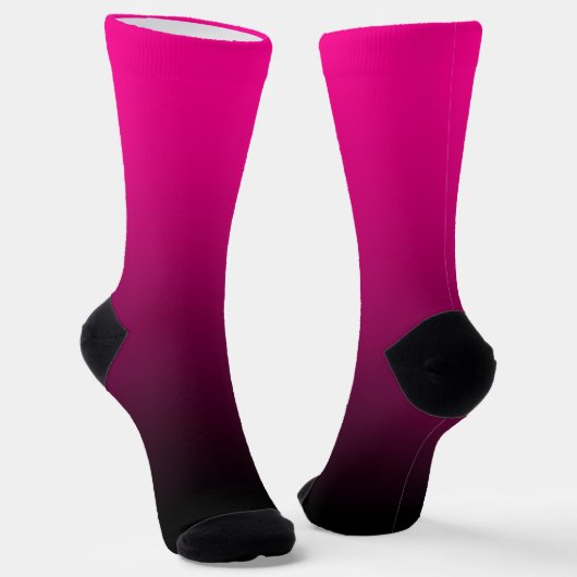 Moderne Minimalistische Magenta Socken (Gewinkelt)