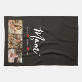 Moderne minimalistische Mama - individuelles Foto- Geschirrtuch (Horizontal)