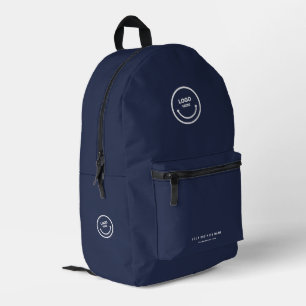 Moderne minimalistische Marketing-Logo Firma Navyb Bedruckter Rucksack