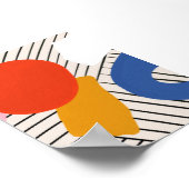 Moderne Minimalistische Mauer Poster (Ecke)