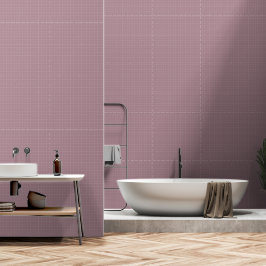 Moderne Minimalistische Mauve Checkered Zuhause Wa Tapete