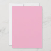 Moderne Minimalistische Mauve Pink-Engagement-Part Einladung (Rückseite)