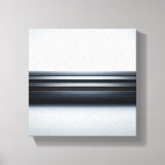 Moderne minimalistische metallische Horizontkunst  Leinwanddruck