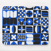 Moderne Minimalistische Mitte Mousepad (Vorne)