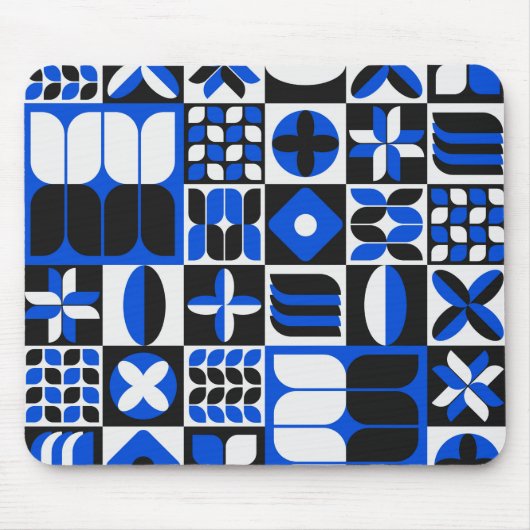 Moderne Minimalistische Mitte Mousepad (Vorne)