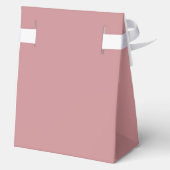 Moderne Minimalistische Monogram Hochzeitdrossel-R Geschenkschachtel (Rückseite)