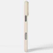 Moderne Minimalistische Monogramm-Creme Case-Mate iPhone Hülle (Rückseite / Rechts)