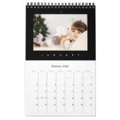 Moderne Minimalistische Multi-Foto-Erinnerungen Kalender (Jan 2026)