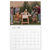 Moderne Minimalistische Multi-Foto-Erinnerungen Kalender (Jan 2027)