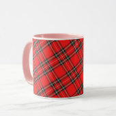 Moderne Minimalistische Muster Tasse (Vorderseite Links)