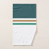 Moderne Minimalistische New Season Strips Badhandtuch Set (Handtuch)