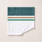 Moderne Minimalistische New Season Strips Badhandtuch Set (Waschlappen)