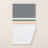 Moderne Minimalistische New Season Strips Badhandtuch Set (Handtuch)