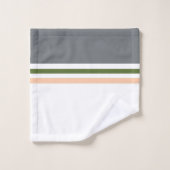 Moderne Minimalistische New Season Strips Badhandtuch Set (Waschlappen)