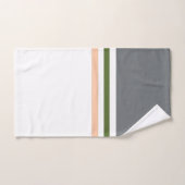 Moderne Minimalistische New Season Strips Badhandtuch Set (Handtuch)