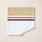 Moderne Minimalistische New Season Strips Badhandtuch Set (Waschlappen)