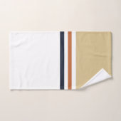 Moderne Minimalistische New Season Strips Badhandtuch Set (Handtuch)