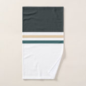 Moderne Minimalistische New Season Strips Badhandtuch Set (Handtuch)