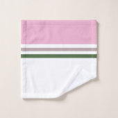 Moderne Minimalistische New Season Strips Badhandtuch Set (Waschlappen)