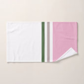 Moderne Minimalistische New Season Strips Badhandtuch Set (Handtuch)