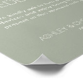 Moderne, Minimalistische, nicht gestopfte Eventhoc Poster (Ecke)