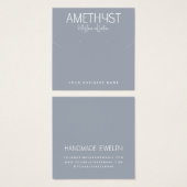 Moderne minimalistische Ohrring-Schmuckkarte (Vorne & Hinten)