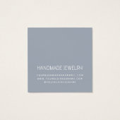 Moderne minimalistische Ohrring-Schmuckkarte (Rückseite)