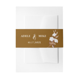 Moderne Minimalistische Pampas Grass Bouquet Weddi Einladungsbanderole