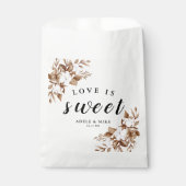 Moderne Minimalistische Pampas Grass Bouquet Weddi Geschenktütchen (Vorderseite)