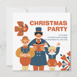 Moderne Minimalistische Party Einladung