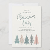 Moderne Minimalistische Party Einladung (Vorderseite)