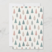 Moderne Minimalistische Party Einladung (Rückseite)