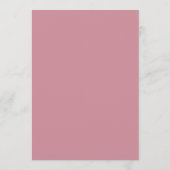Moderne Minimalistische Pastel-Tischkarten Menükarte (Rückseite)