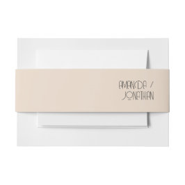 Moderne Minimalistische Pastel Wedly Bly Band