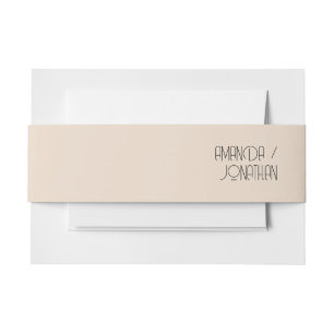 Moderne Minimalistische Pastel Wedly Bly Band