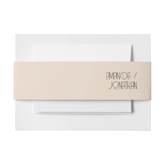 Moderne Minimalistische Pastel Wedly Bly Band