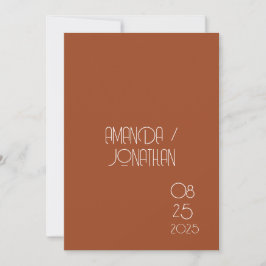 Moderne Minimalistische Pastell-Save the Date-Kart Einladung