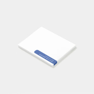 Moderne Minimalistische Personalisierte Stationier Post-it Klebezettel