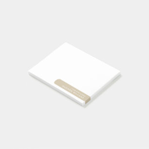 Moderne Minimalistische Personalisierte Stationier Post-it Klebezettel
