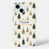 Moderne Minimalistische Personalisierte Weihnachte Case-Mate iPhone Hülle (Rückseite)