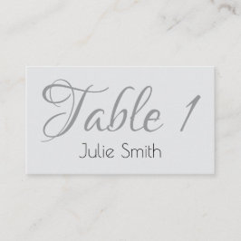 Moderne Minimalistische Platzkarte für Hochzeiten