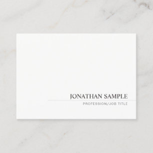 Moderne minimalistische professionelle einfache Vo Visitenkarte